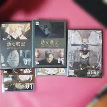 유녀전기 DVD 1~6권 극장판 케이스 포함