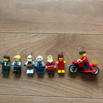LEGO 레고 미니 피규어 7체 세트 바이크 포함