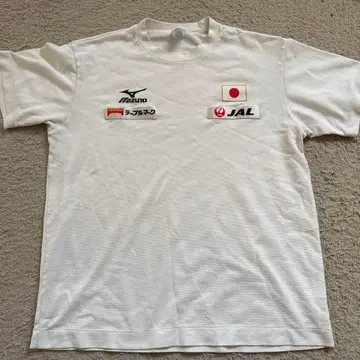 MIZUNO 티셔츠 화이트 M 사이즈