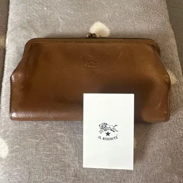 IL BISONTE 가마구치 장지갑 브라운