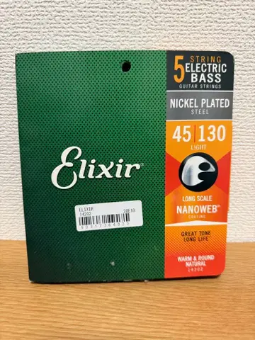 Elixir 5현 일렉 베이스 줄 45-130 나노웹