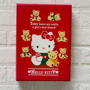 헬로키티 당시 물건 종이 소재 필통 헬로키티 종이 소재 필통