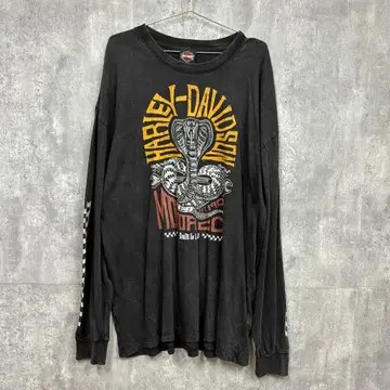 HARLEY-DAVIDSON 할리데이비슨 블랙 롱T L