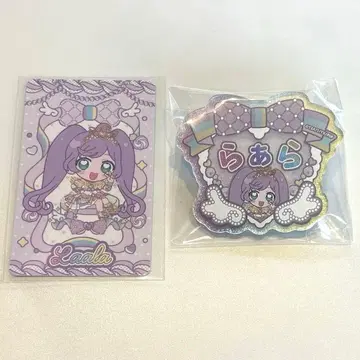 프리티 시리즈 캬라핀 특전 네임 배지 카드 케이스 라라