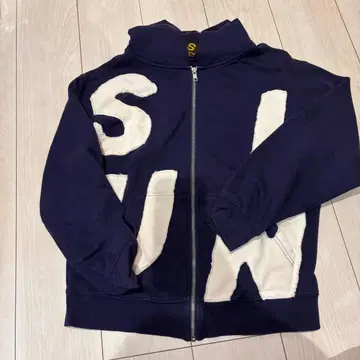 SUNLOVE 집업 후드티 네이비 S 사이즈