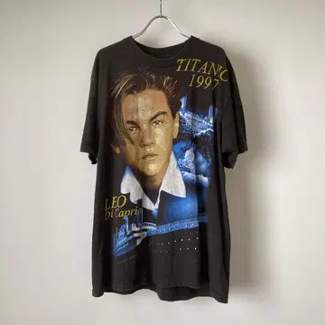 BOOTLEG 티셔츠 타이타닉 디카프리오 영화 페이드 새상품급