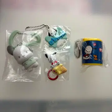산리오 포차코 가챠 묶음 판매 키링 행거 코인 실린더
