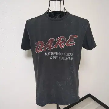 D.A.R.E. 마약 남용 셔츠 타이 다이 M 사이즈 빈티지