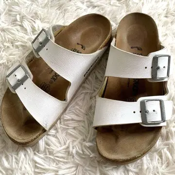 BIRKENSTOCK 샌들 화이트 애리조나 35 22.5