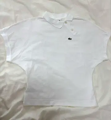 LACOSTE 라코스테 반팔 피케 셔츠 화이트 (여성용 36)