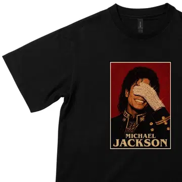 Michael Jackson 포토 프린트 T셔츠 마이클 잭슨