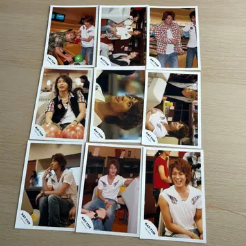 KAT-TUN 공식 사진 9장 세트 오프샷 볼링1