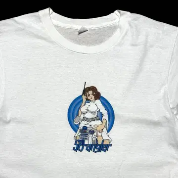90's STAR WARS 레이아 공주 R2-D2 셔츠 HOOKUPS