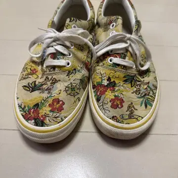 여름에 최적 VANS 스니커즈 하와이안 패턴 로우컷