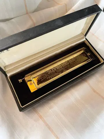 잠자리 하모니카 UNI CHROMATIC GOLD 본체 새상품급