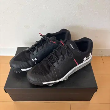 [새상품급] 언더아머 골프화 27cm 블랙 스파이크 있음