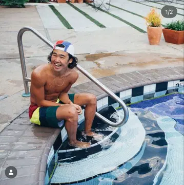FTC 멀티 컬러 숏팬츠 하프 팬츠