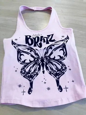 Bratz 홀더넥 탑 Y2K 브라츠