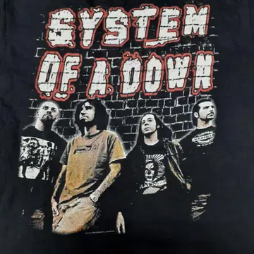 5031117(N-11) SYSTEM OF A DOWN 밴딩 티셔츠