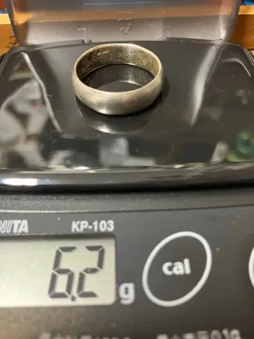 미사용 SIL 반지 23호 6.2g 플레인