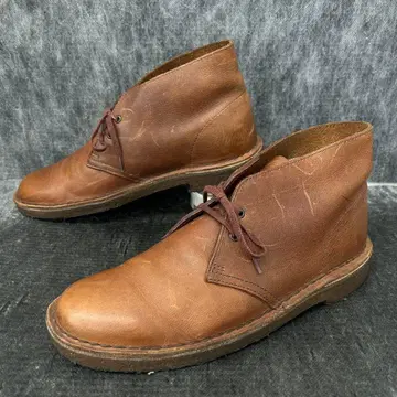 CLARKS 처카 부츠 가죽 부츠 71/2 브라운