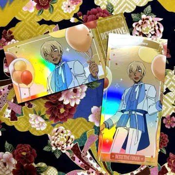 새상품*명탐정 코난 트레이딩 루디컬렉션 아무로 토오루 벌룬 2종 세트