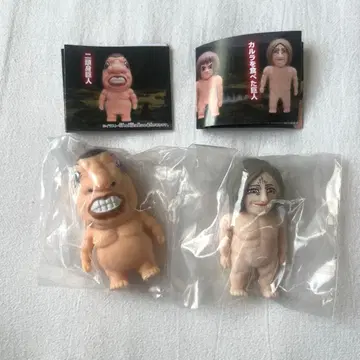 진격의 거인 AOT 캡슐 토이 가챠가챠 2개 세트 이등신 거인, 카르라