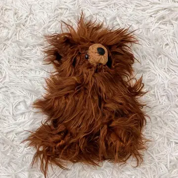 알파카 봉제 인형 브라운 테디베어