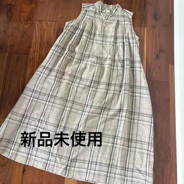 VM붐 미사용 새상품 린넨 롱 원피스