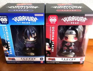 NARUTO 흔들흔들 헤드 피규어 우치하 이타치 우치하 사스케 2점