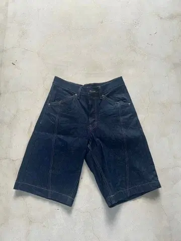ZARA 데님 숏팬츠 인디고 블루