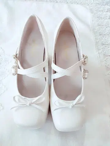 evelyn 멜리 제인 통굽 로퍼 화이트 M 23.5cm