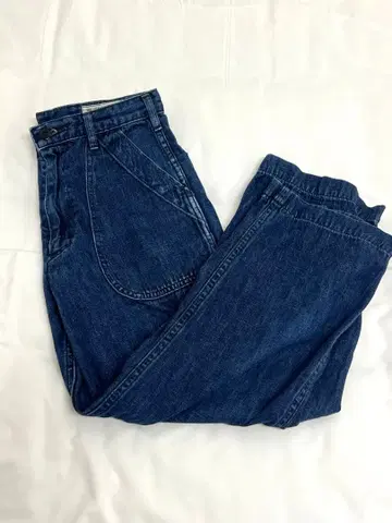 본쿠라 데님 유틸리티 팬츠 26인치 베이커 팬츠