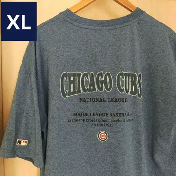 미사용 새상품 MLB 시카고 컵스 반팔 남성용 T셔츠 LL 백 프린트