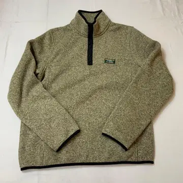 A/W 엘엘빈 플리스 풀오버 하프 버튼 M