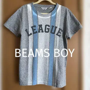 BEAMS BOY LEAGUE 티셔츠 그레이 S 사이즈