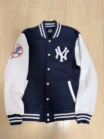 MLB 뉴욕 양키스 바시티 자켓 네이비 화이트