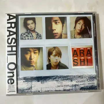 아라시 ARASHI One CD 앨범 미개봉 새상품