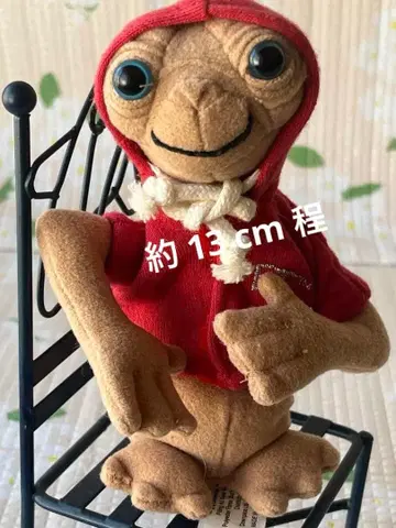 레어 유니버셜 스튜디오 재팬 E.T. 봉제 인형 빨간색 후드티