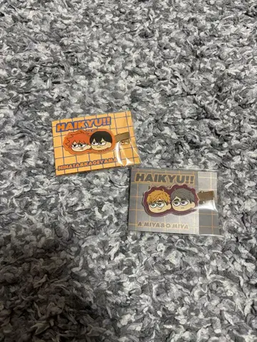 하이큐 헤어 클립 2종 세트