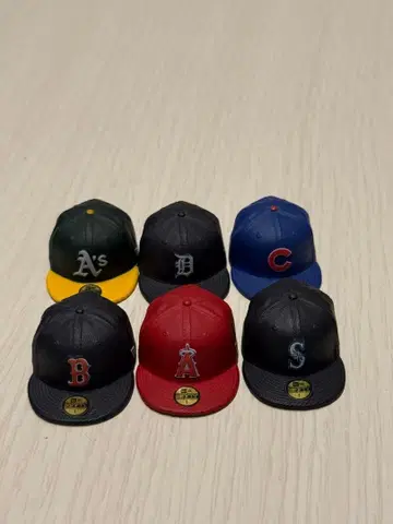 뉴에라 MLB 가챠 6종류 엔젤스 컵스 등 모자만