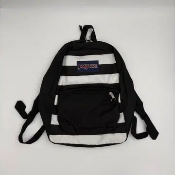 JANSPORT 잔스포츠 보더 백팩 블랙 화이트