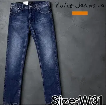 새상품 누디진 신핀 데님 팬츠 청바지 W31 L32