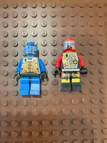 올드 LEGO 미니 피규어 2개 세트 정품
