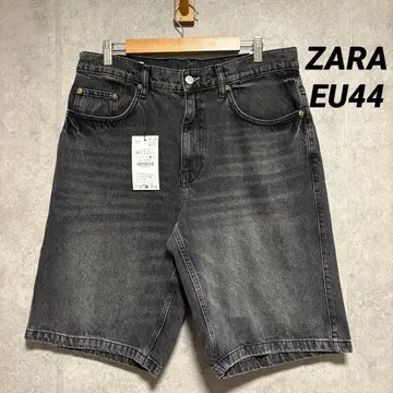 ZARA 배기 핏 데님 버뮤다 팬츠 EU44