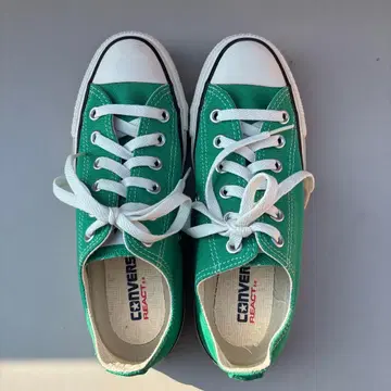 컨버스 올스타 리액트 2.0 그린 23.5cm
