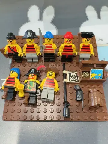 올드 LEGO 정품 골동품 미니 피규어 8개 기타