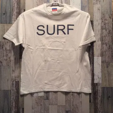 Champion SURF 프린트 T셔츠 화이트