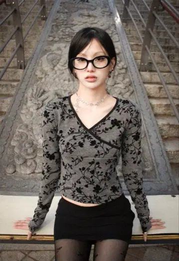 miae 미애 sheismiae 상의 긴팔 레이스 가디건 세트