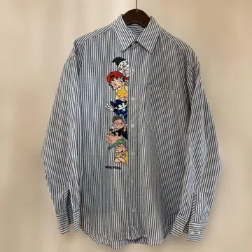 vintage stripe shirt 1996 usa